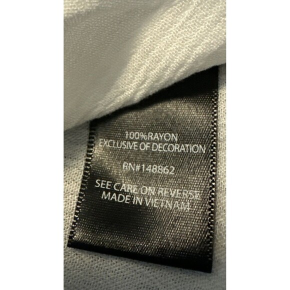 Torrid Ivory Embroidered Floral Tunic Round Lace Neck 3/4 Sleeve Rayon Top Sz 2 - Picture 4 of 8